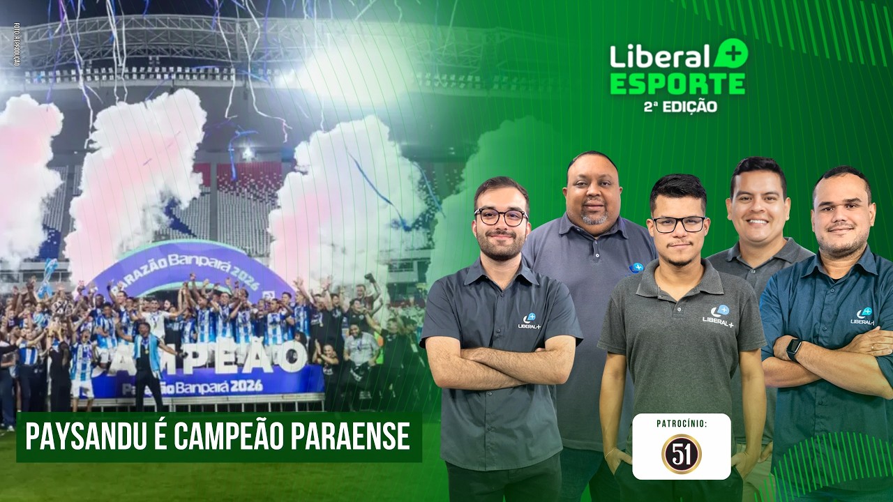 NOTÍCIAS DE PAYSANDU E REMO - PAPÃO CAMPEÃO - CONDÉ CHEGA PARA COMANDAR O LEÃO - LIBERAL+ ESPORTE