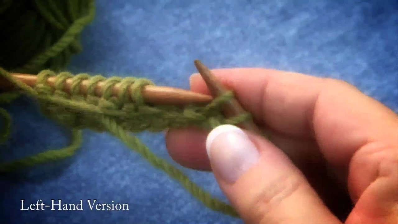 How To Purl LEFT HAND VERSION HD Quality