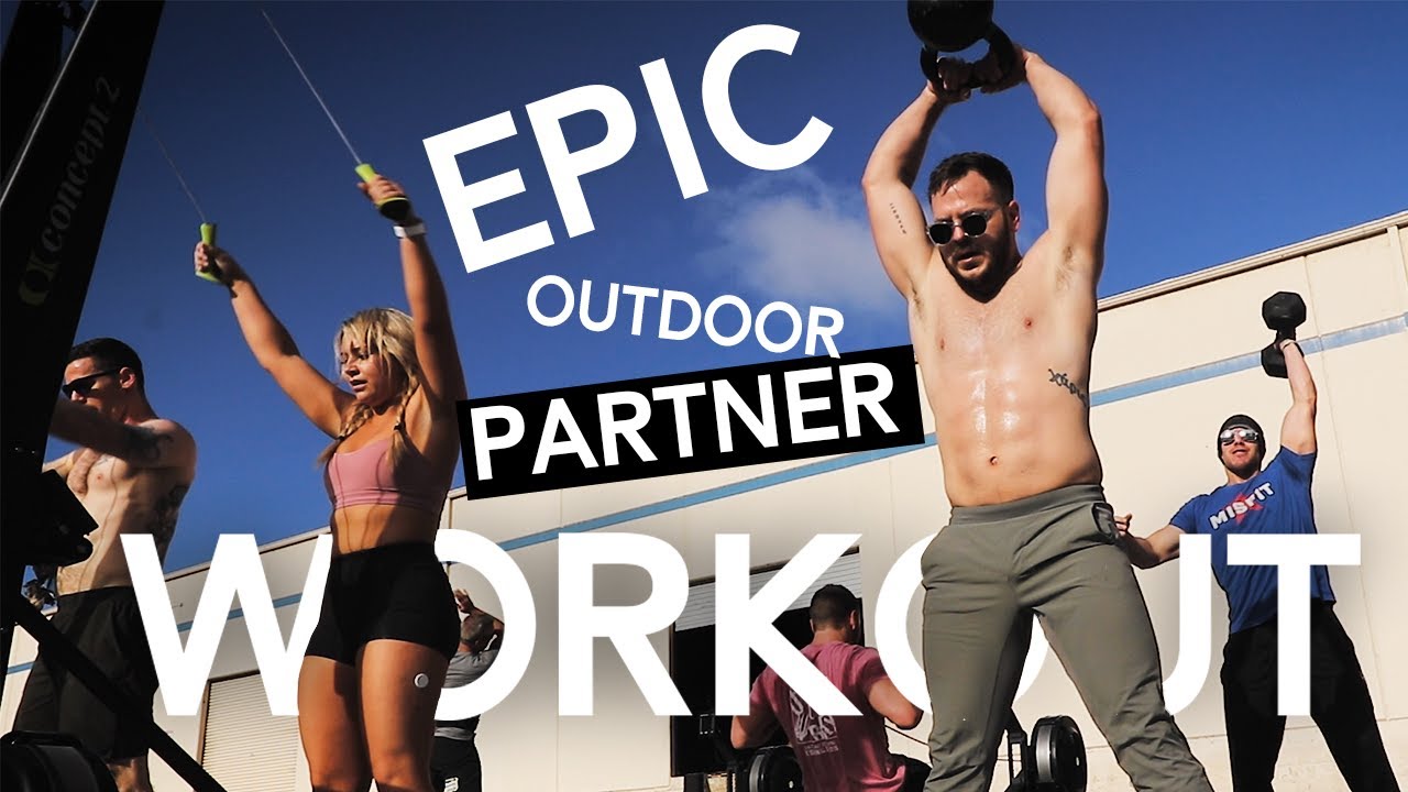 EPIC OUTDOOR PARTNER WORKOUT! | CrossFit + Lifestyle Vlog