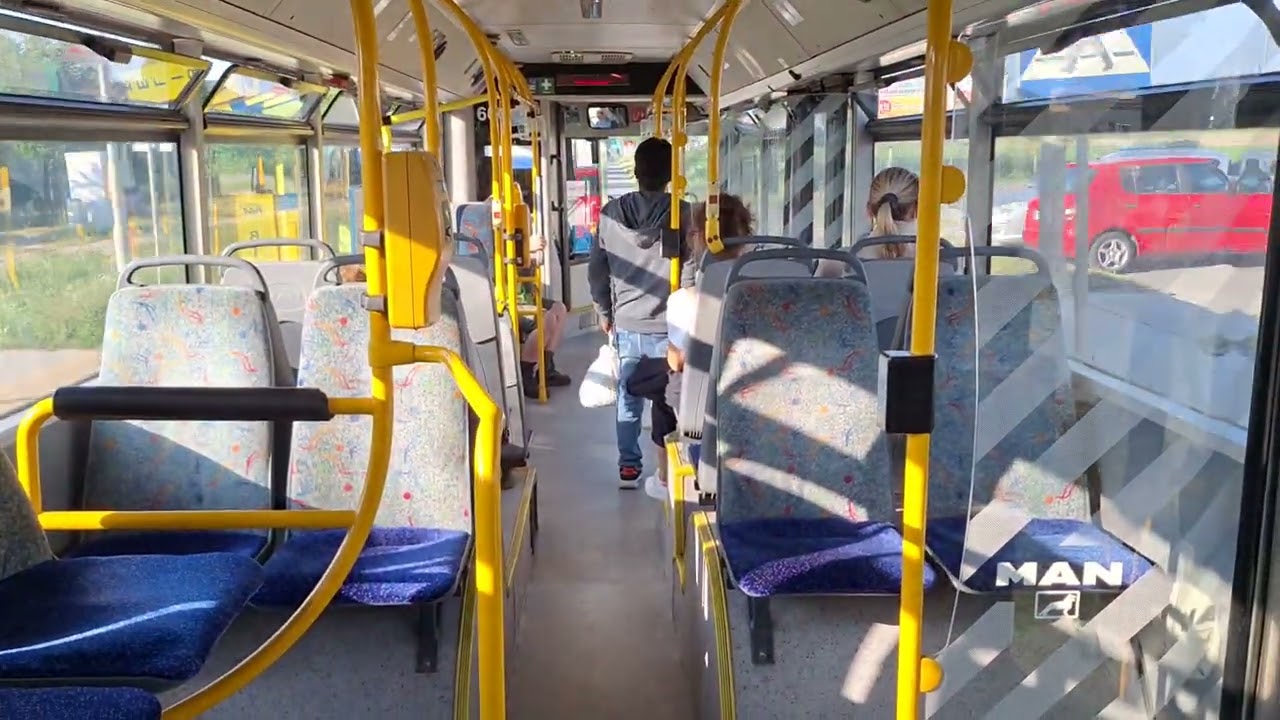 Przejazd płockim autobusem MAN NL283 #660 linia 102