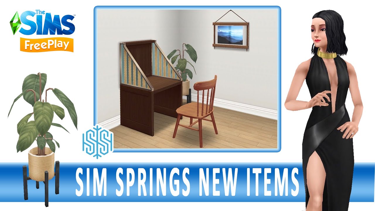 Sims Freeplay | NEW ITEMS | Sim Springs