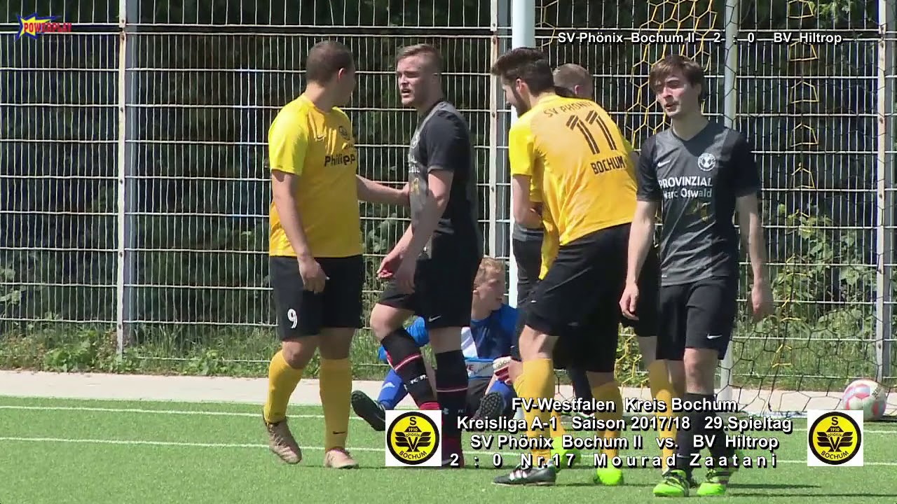 Kreisliga A 1 Bochum 17/18 29SP SV Phönix Bochum II - BV Hiltrop