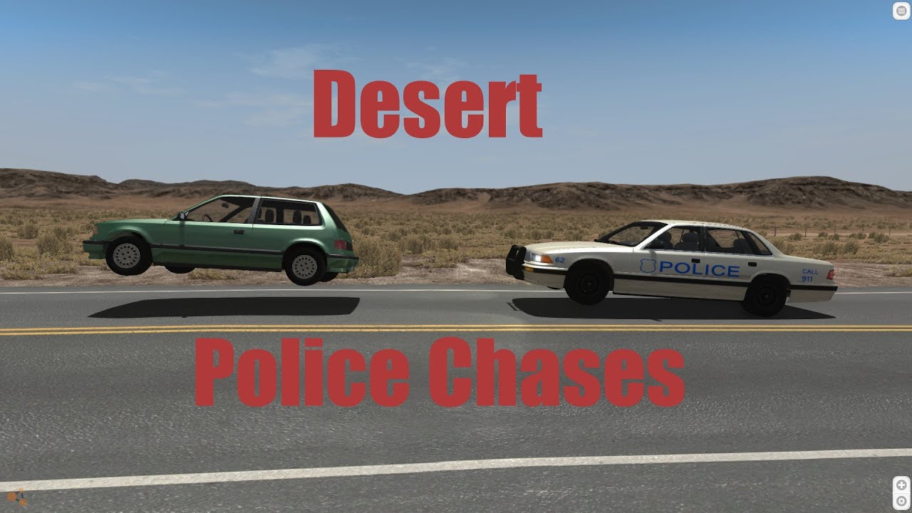 Beam NG: Desert Police Chases