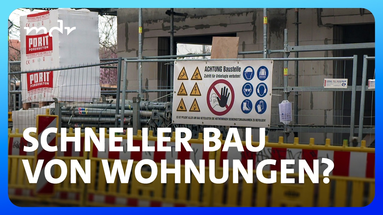 Beschleunigter Wohnungsbau: Hat der Bau-Turbo bisher gez&uuml;ndet? | Umschau | MDR