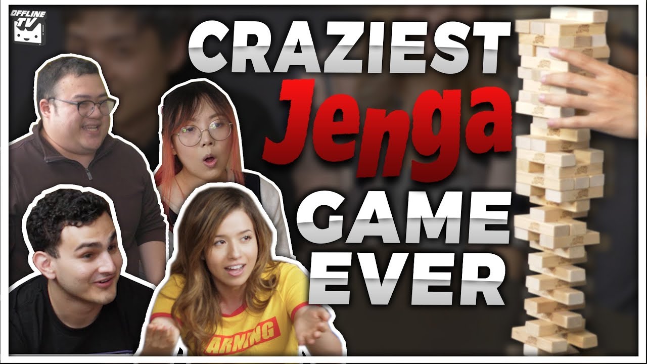 THE CRAZIEST JENGA GAME ft. POKIMANE, LILYPICHU, SCARRA, FEDMYSTER, ALBERT & MORE