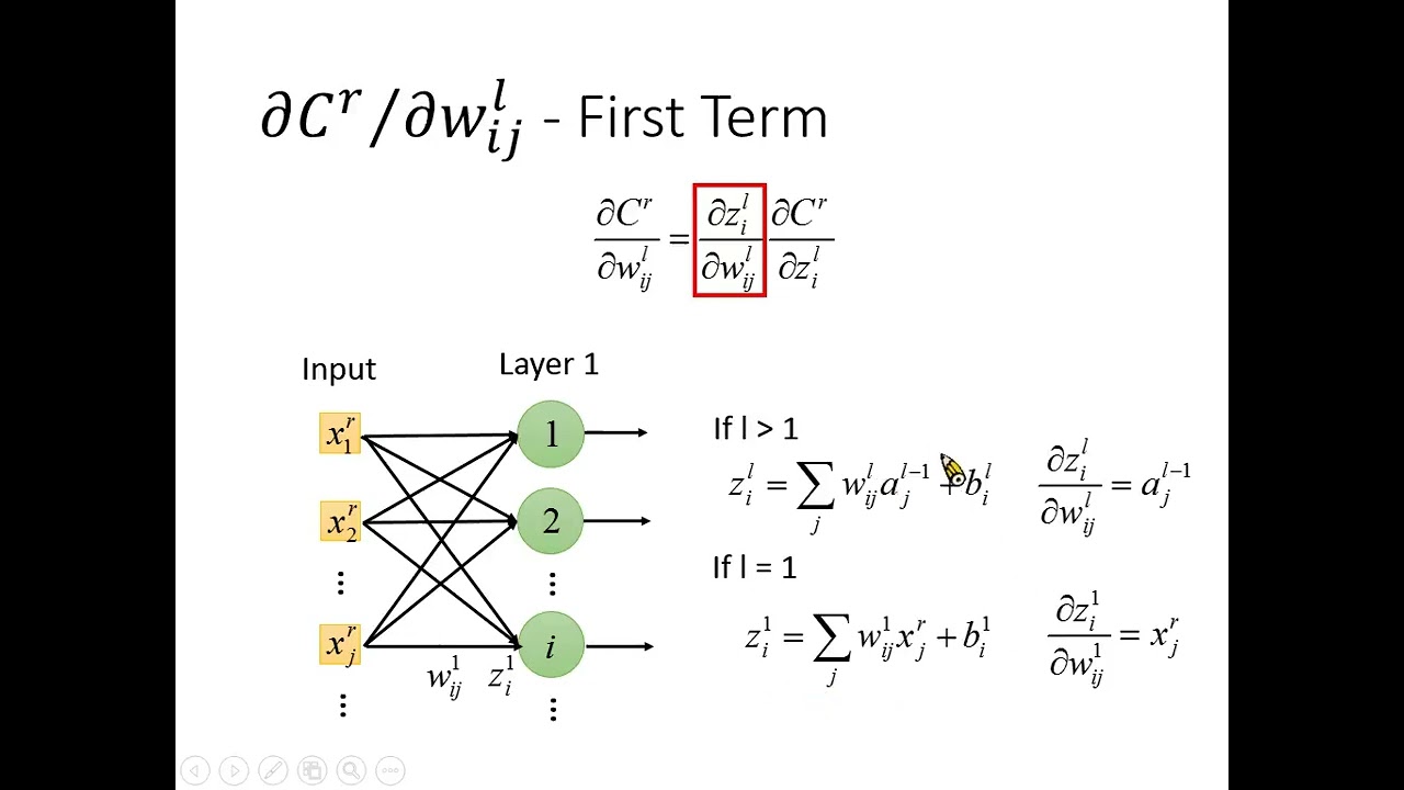 【舊影片上傳】DNN Backpropagation (2015 年上課錄影)
