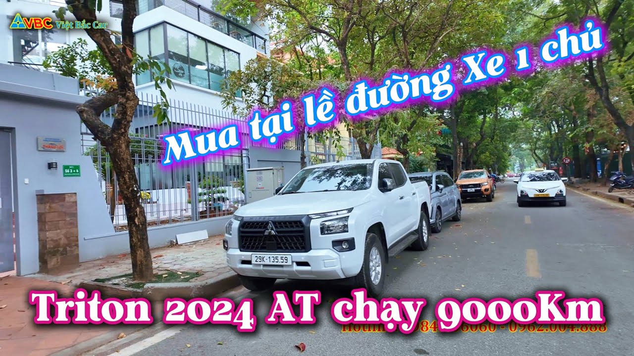 Serial XE 1 CHỦ: Bán tải triton 2024 số TĐ chạy có 9000Km, Em mua chính chủ bên lề đường tại Thủ Đô