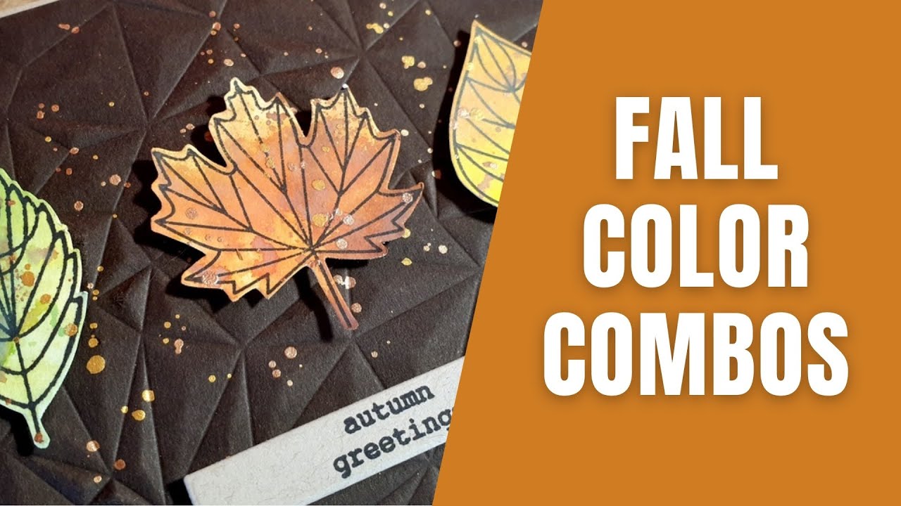 fall color combos - using distress oxide inks