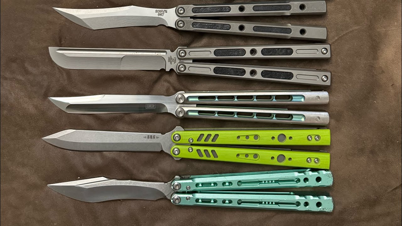 Vlogaday #28/365 Some of my Balisongs