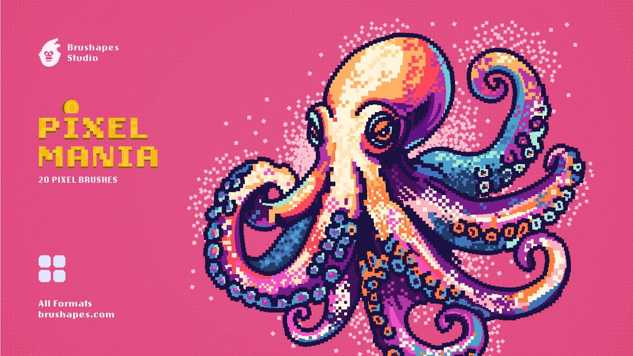 Squid Retro Game - Full Process