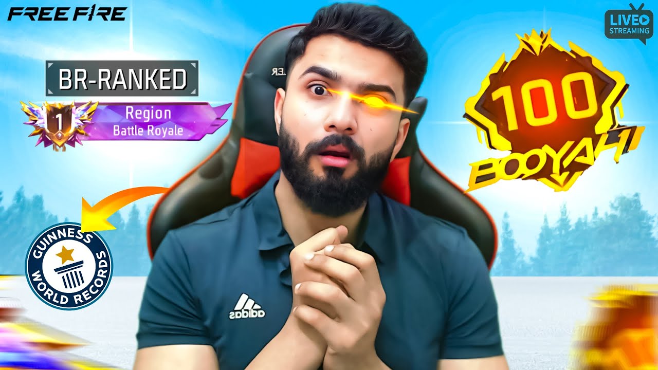 I MADE HISTORY😳 Highest Booyah Streak Ever in Free Fire BR Rank🇵🇰
