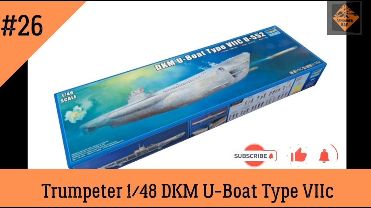 Episode 26 Legacy Build of Trumpeters 1/48 Type VIIc U-Boat.