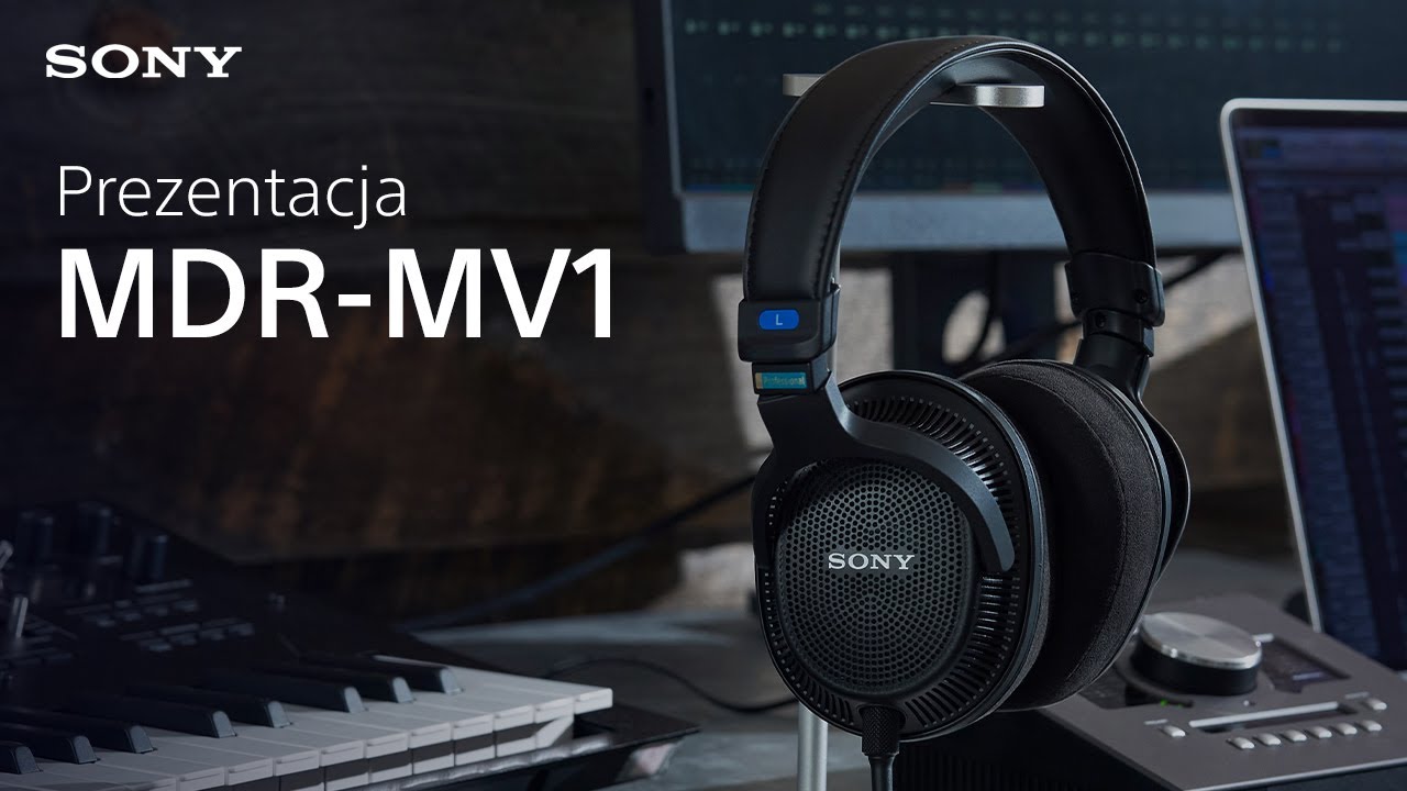 Przedstawiamy słuchawki Sony MDR-MV1 z otwartym tyłem do monitor&oacute;w studyjnych