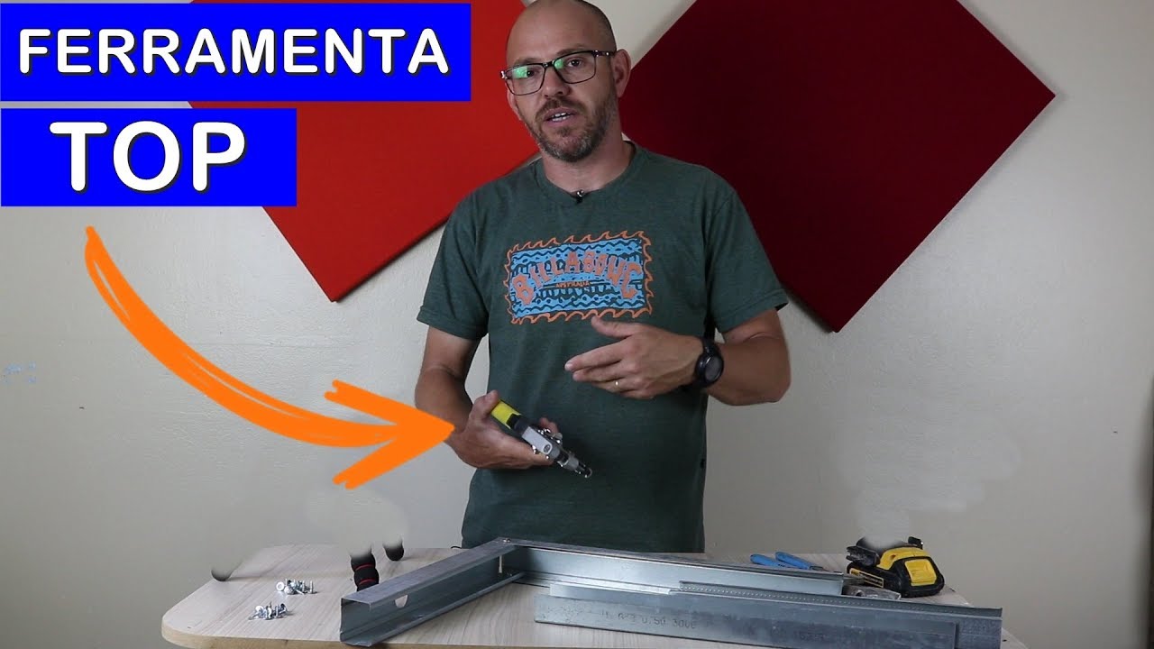 ESSA FERRAMENTA NÃO PODE FALTAR no DRYWALL  - Gesso acartonado.