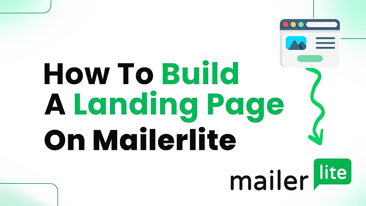 How to Build a Landing Page on MailerLite (Step By Step)