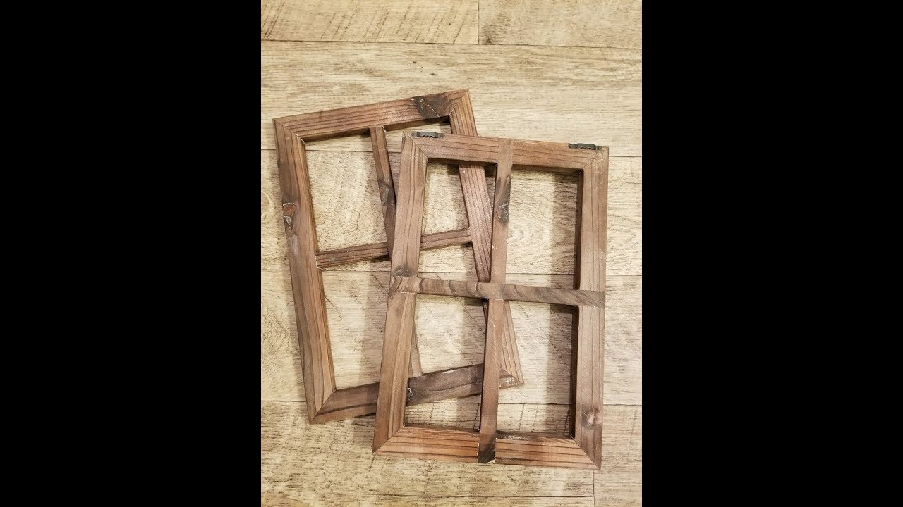 Cade Old Rustic Window Barnwood Frames -Decoration for Home or Outdoor