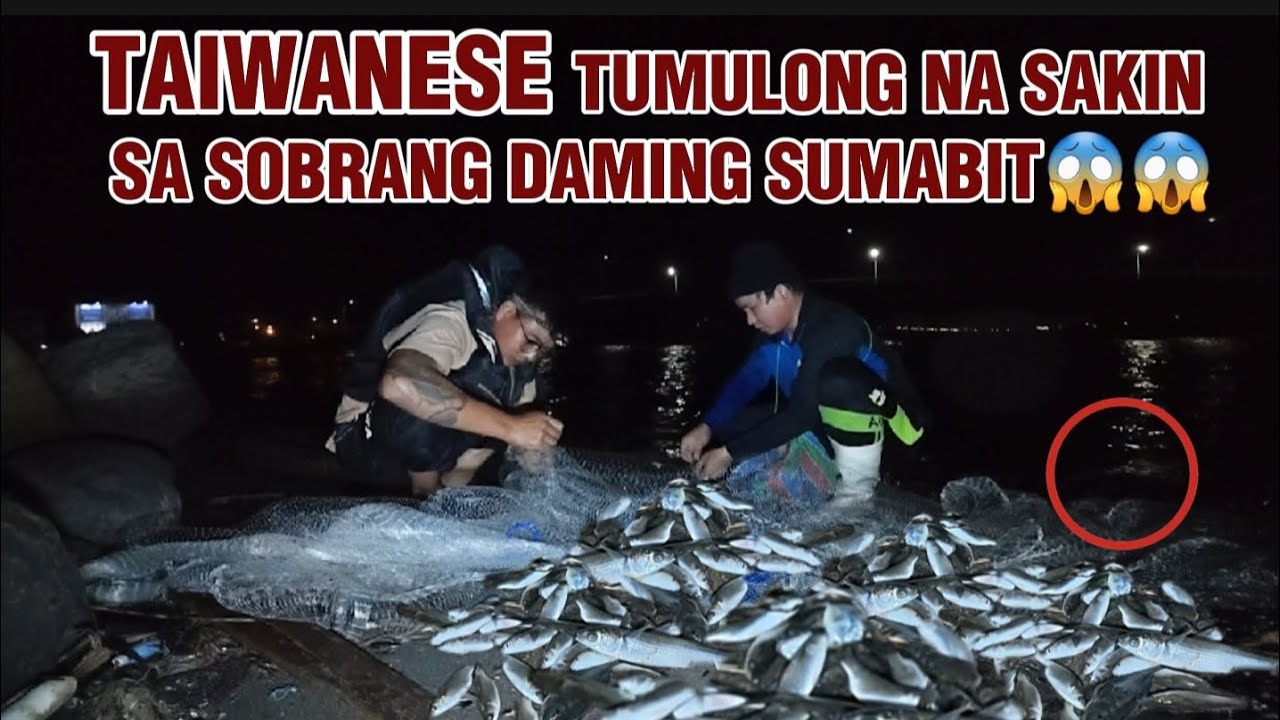 TAIWANESE tumulong sa akin sa sobrang daming sumabit sa lambat😱 || KELOGS TV 
