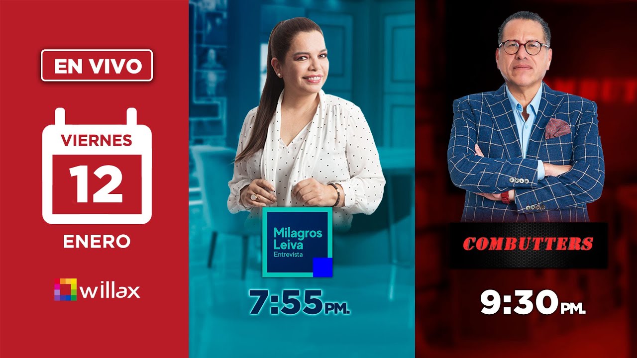 Willax en vivo - MILAGROS LEIVA ENTREVISTA - COMBUTTERS - 12/01/2024
