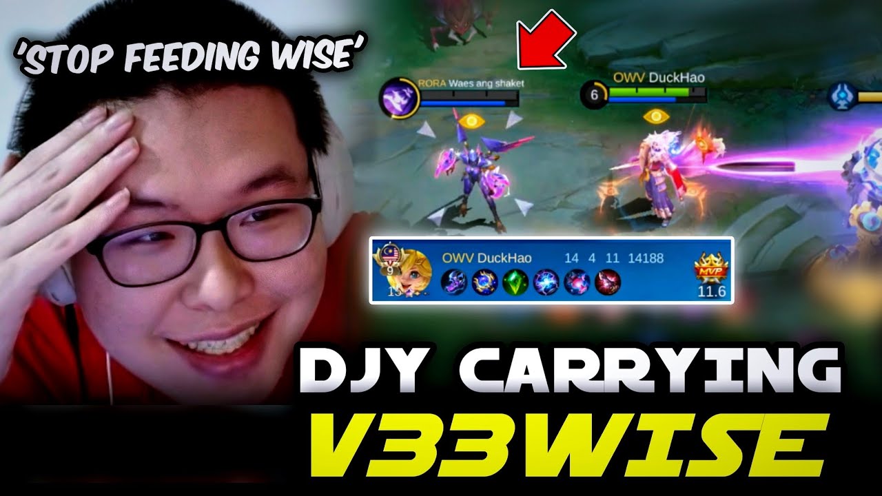 DJY was AURA FARMING after he Saved Wise and CARRIED VeeWise in PH's Ranked Game!