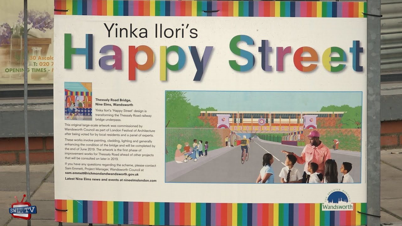 Thessaly Bridge transformed into 'Happy Street'