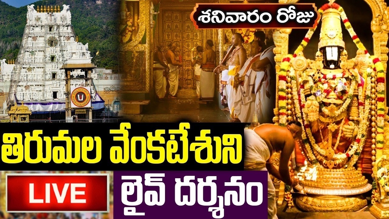 Tirumala LIVE : తిరుమల శ్రీ వేంకటేశ్వర స్వామి లైవ్ దర్శనం | Tirumala Venkateswara Live Darshanam