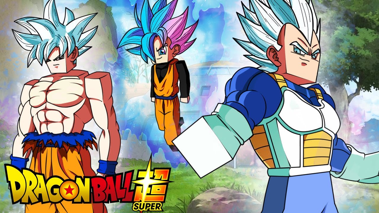 MINECRAFT - DRAGON BALL SUPER AF - SUPER SAYAJIN BLUE E ROSE NETO DE GOKU FILME