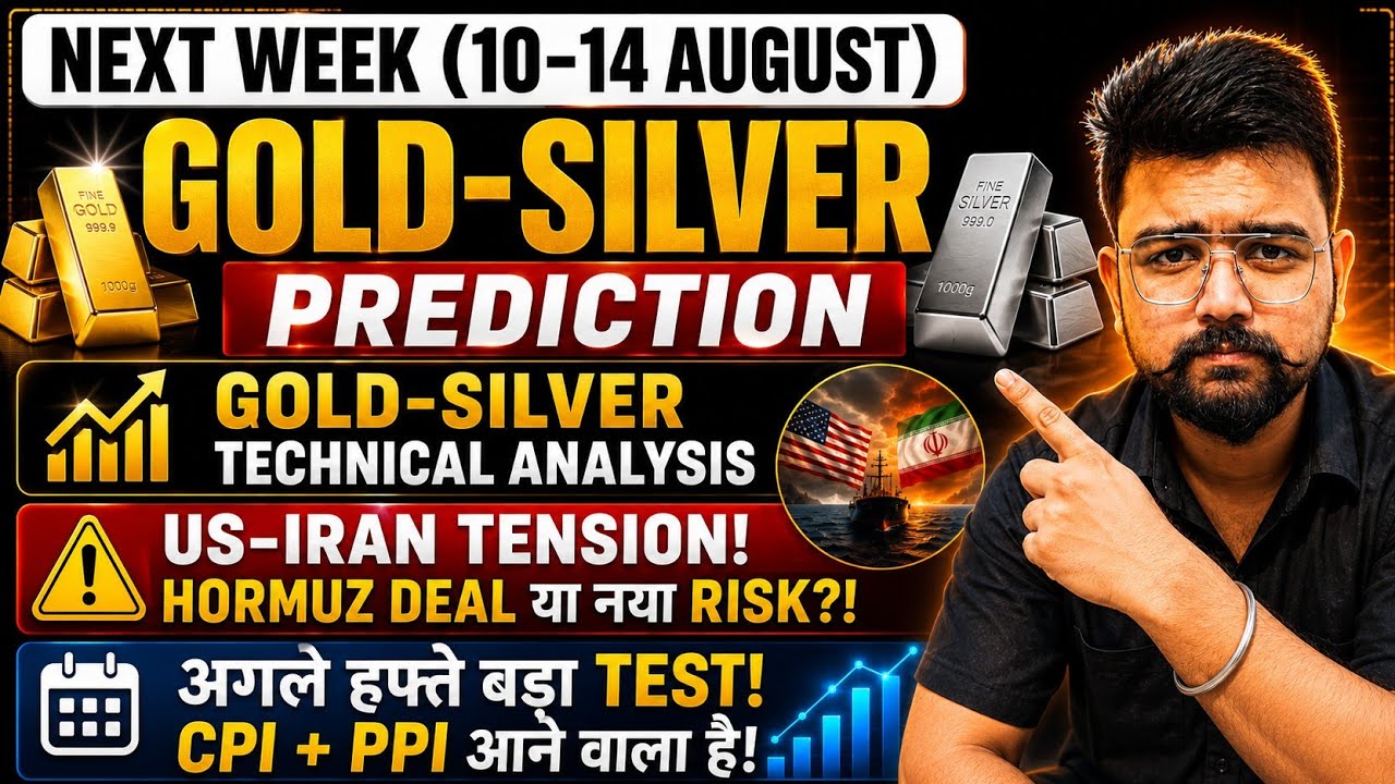 Next Week Gold-Silver Prediction: Technical Analysis, US-Iran, Hormuz, CPI/PPI से आएगा बड़ा Move?