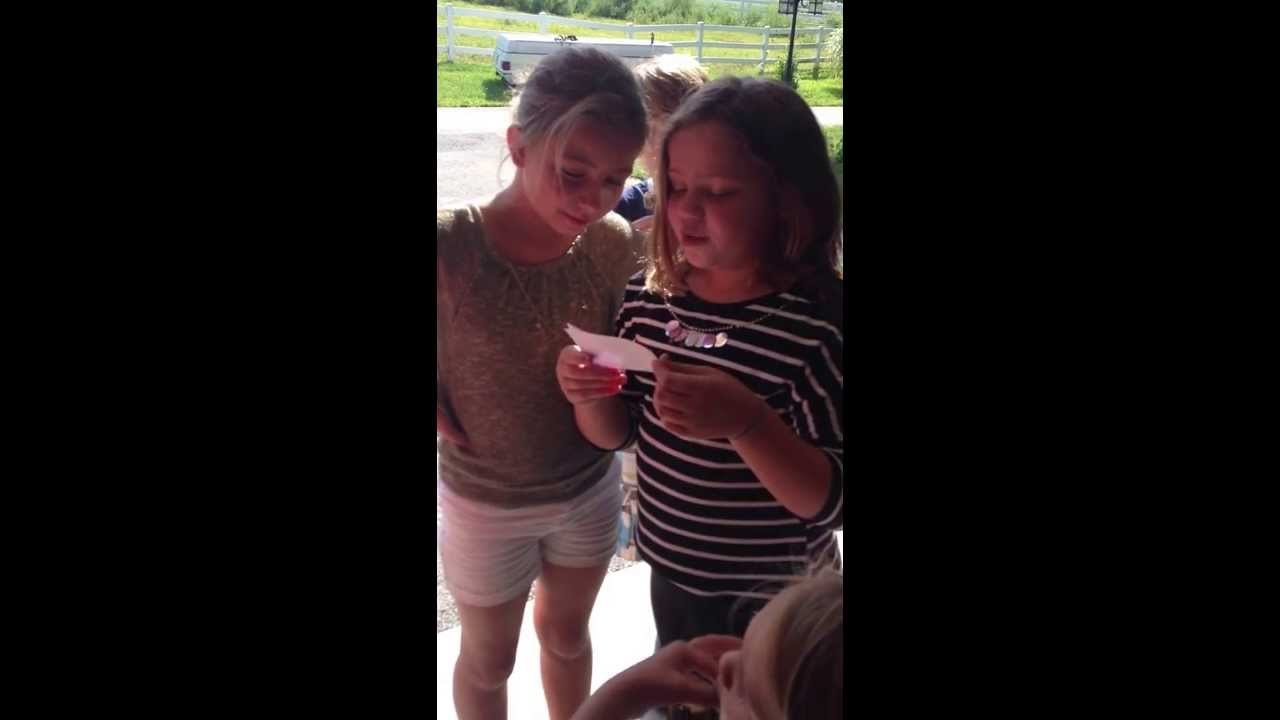 Surprising the girls with Selena Gomez concert tickets
