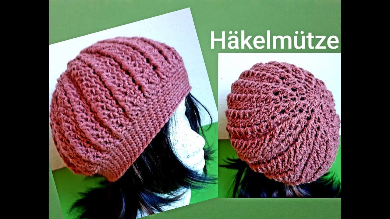 Häkelmütze Nr. 13, einfache Beanie häkeln