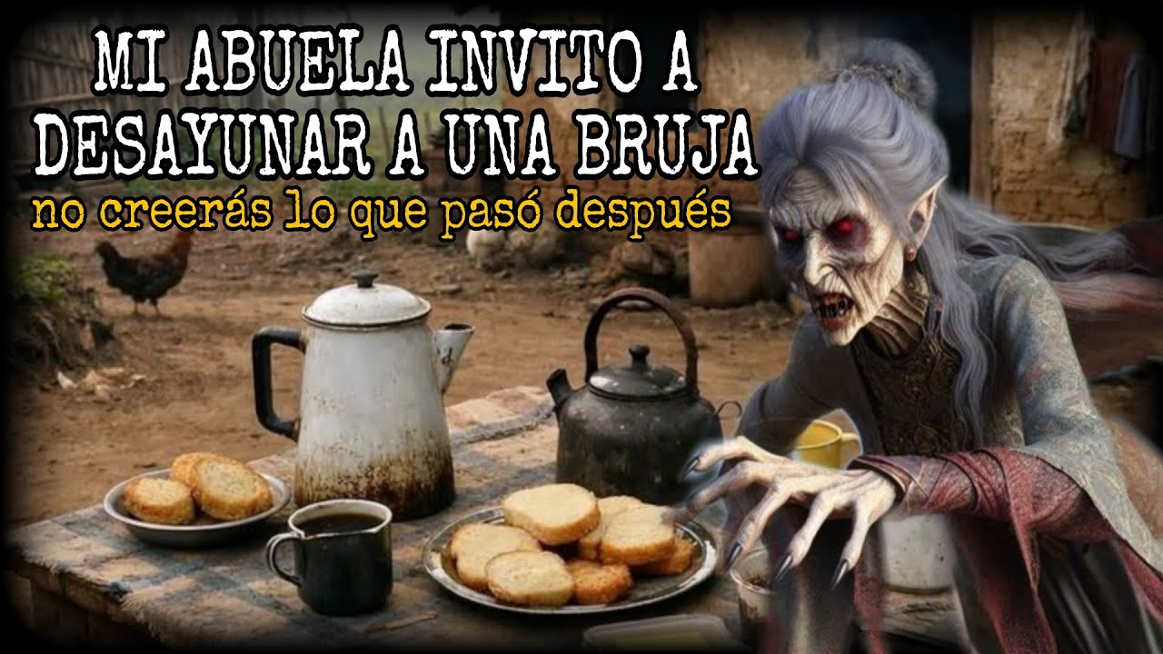 MI ABUELA INVITO A DESAYUNAR A UNA BRUJA / no creerás todo lo que pasó después / eventos reales 