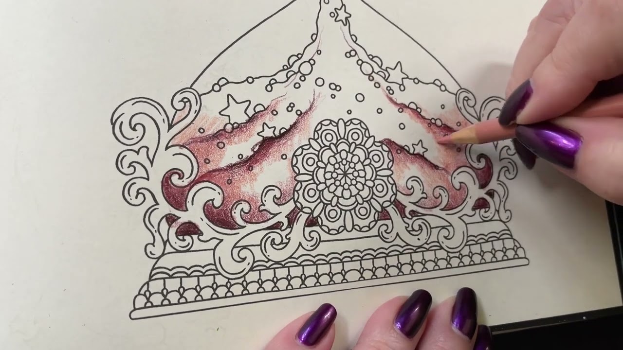Adult Coloring | Magical Dawn | Hour Glass Part 1