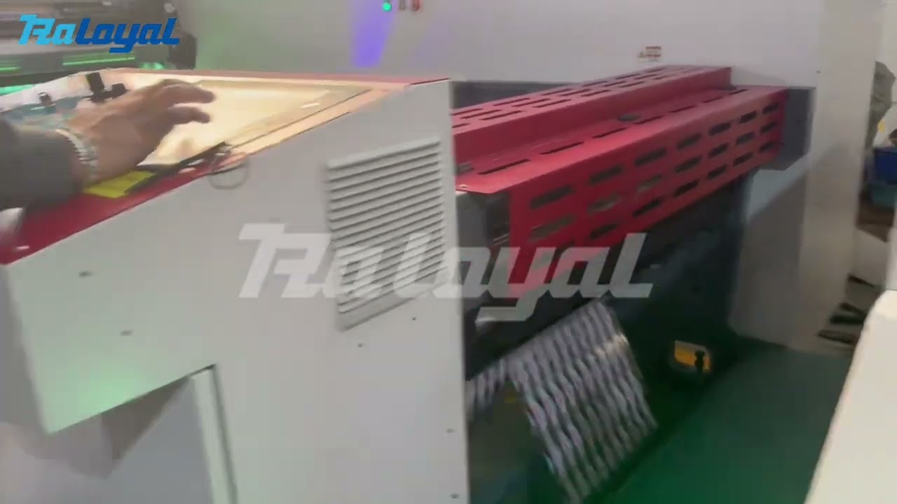 Raloyal Full Servo Horizontal Sleeve Type Printing Machine for Shrink Label Overprinting and Inkjet