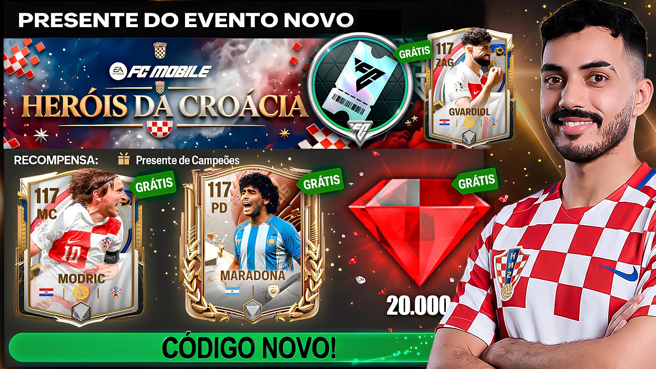 CÓDIGO com DRAFT GRÁTIS! 🎁 EVENTO NOVO com FRAGMENTOS no FC MOBILE!