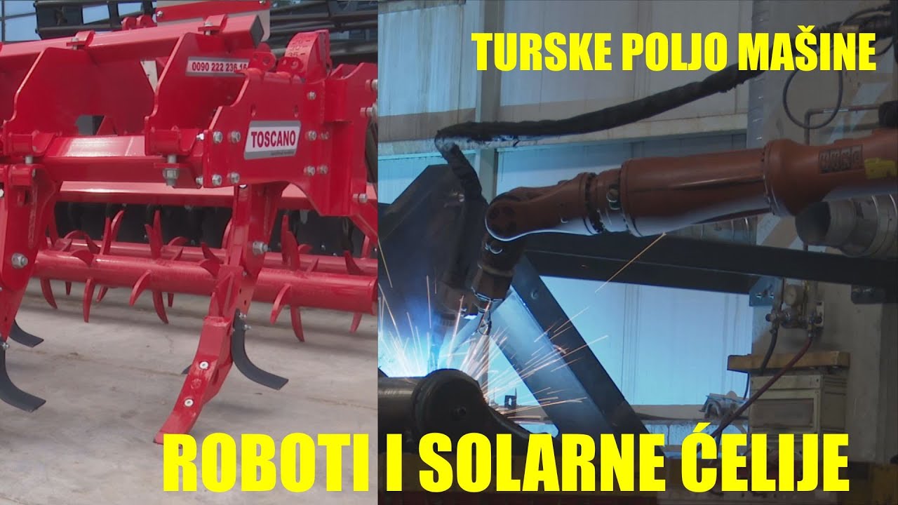 MEHANIKA - ROBOTI  i solarne ćelije - FABRIKA POLJOPRIVREDNIH MAŠINA   - TOSCANO- freze, tarupi ...