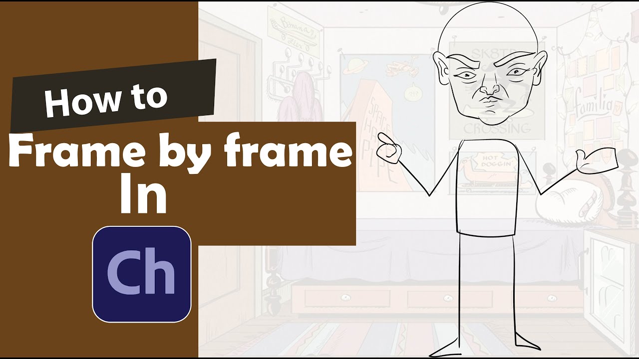 How to Make Frame by frame Animation in Adobe Ch(stress less)