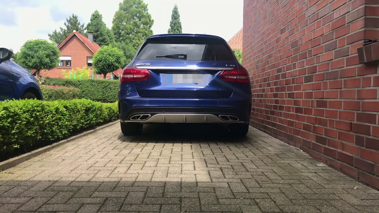 Mercedes C43 AMG 2017 Performance Exhaust cold start / Kaltstart mit ASR