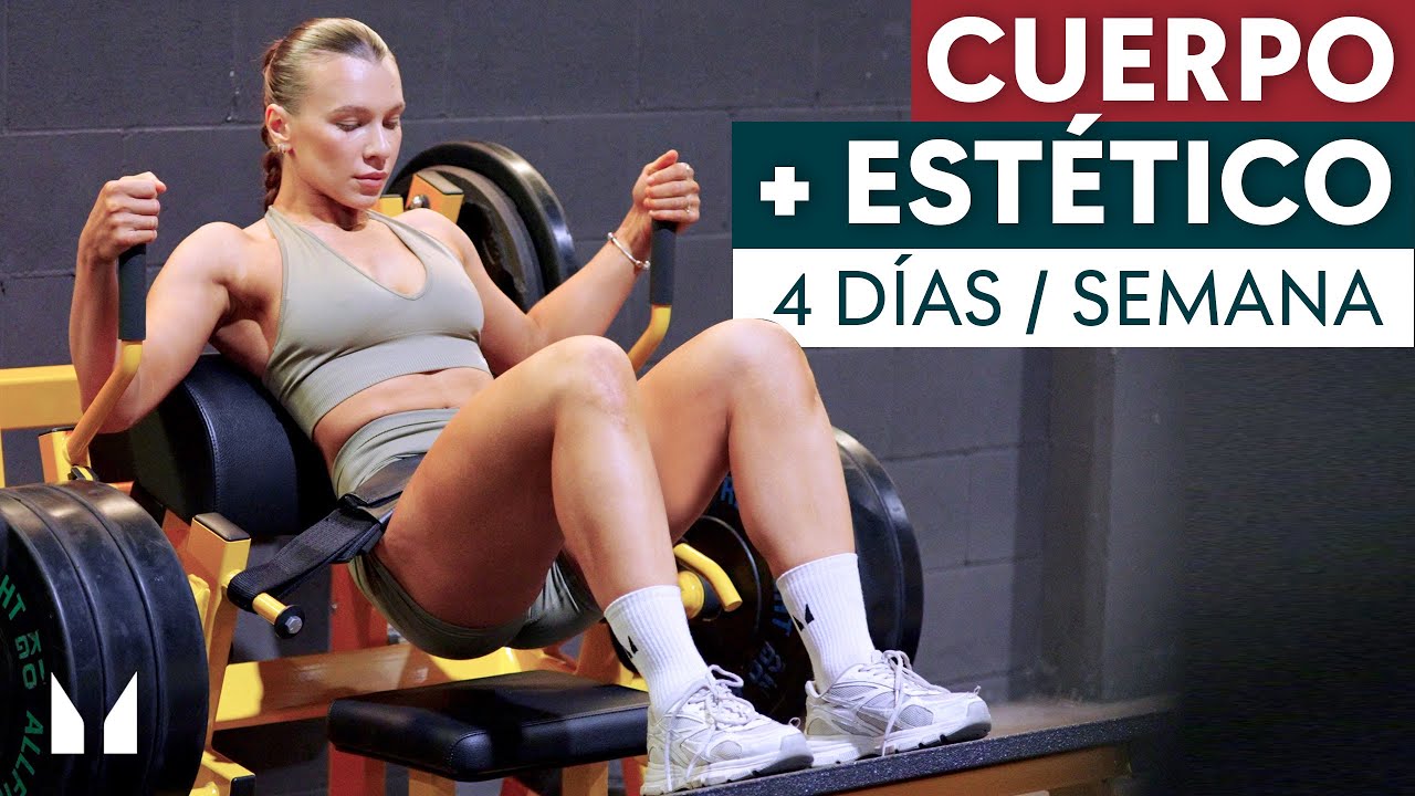 Mejor Rutina de GIMNASIO de 4 Días ¡Para Mujeres!