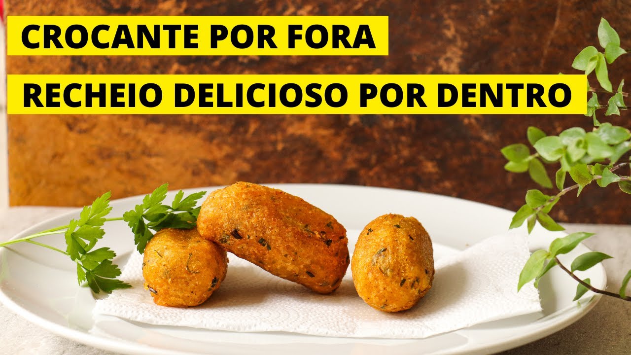 Como fazer CROQUETES VEGANOS DE BATATAS