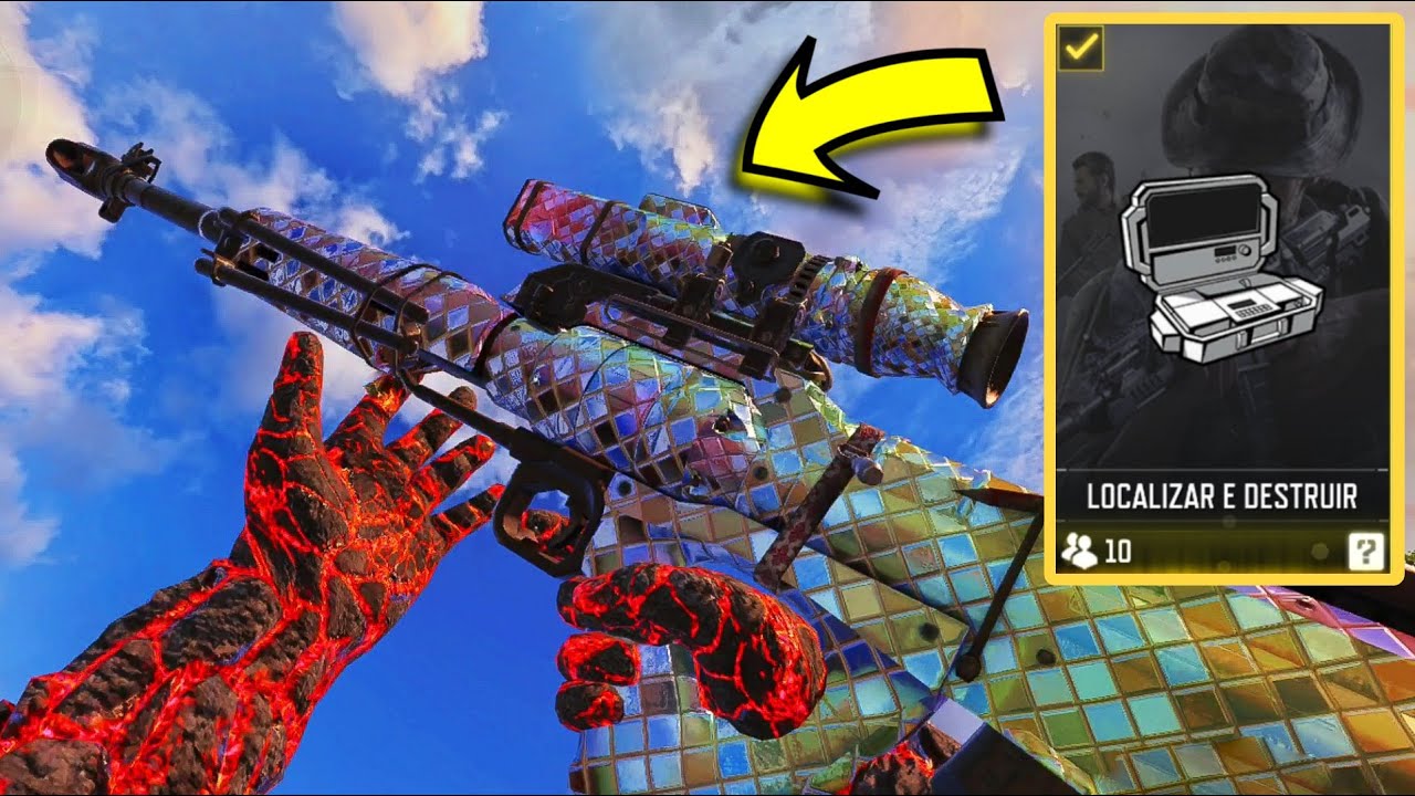 use essa SNIPER no MODO LOCALIZAR E DESTRUIR do COD MOBILE