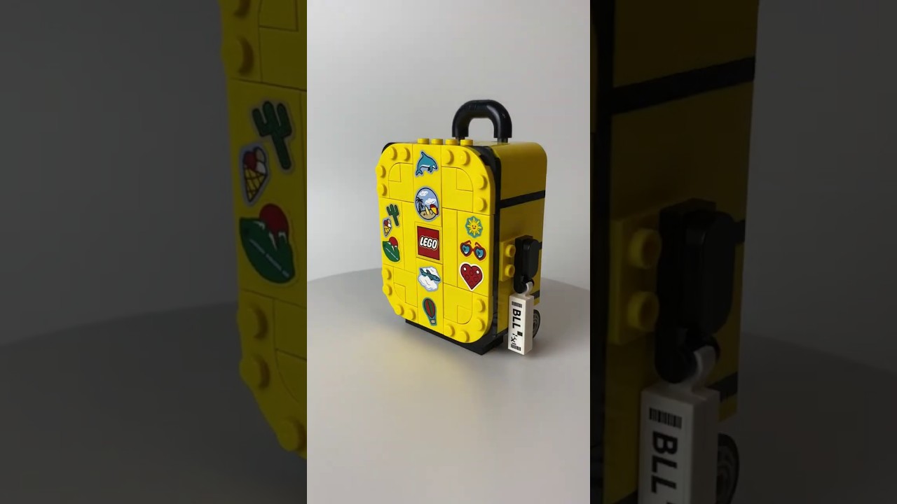 ✈️LEGO&reg; Yellow Travel Suitcase (40817)! #lego #legobuild #funbuildingblocks