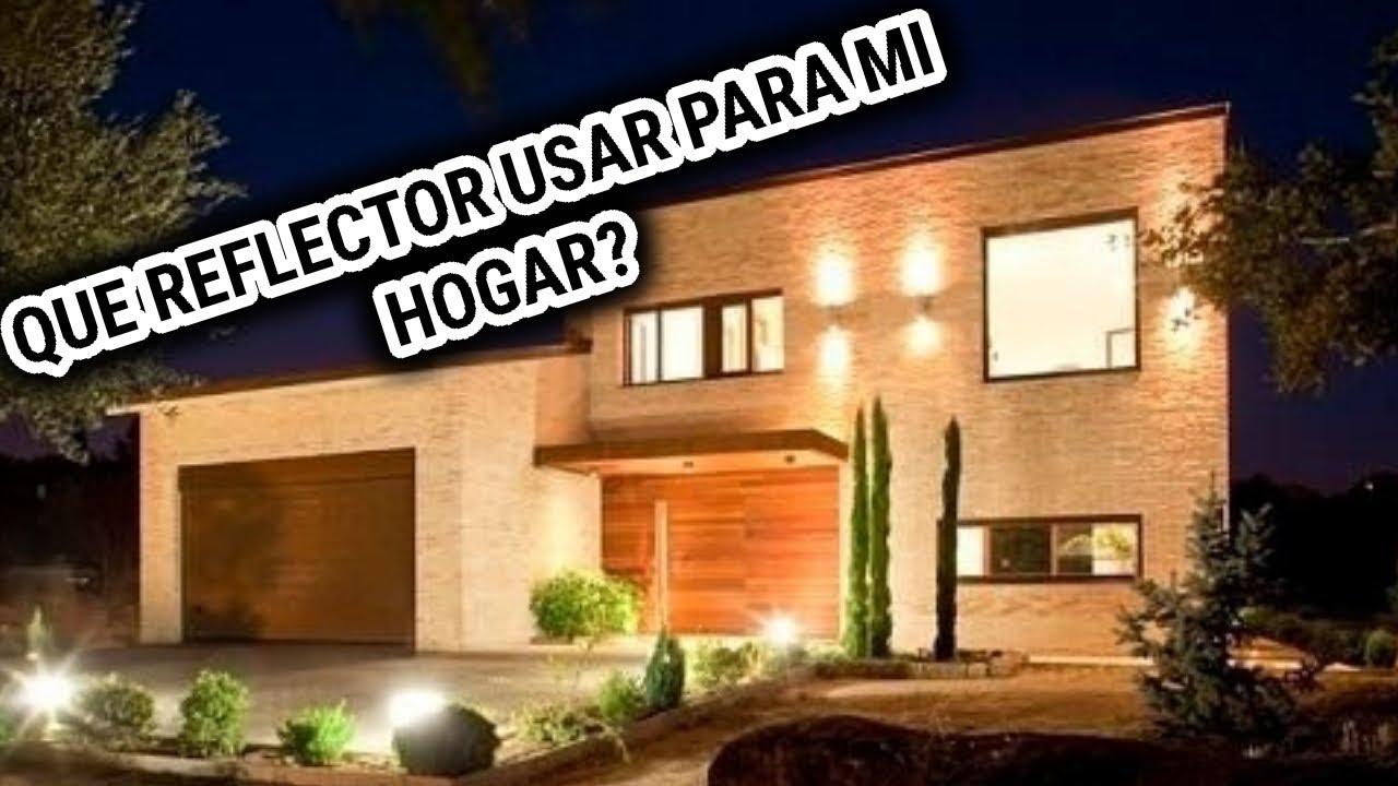 CUANTO BRILLAN LOS REFLECTORES DE EXTERIOR SEGUN SUS WATTS!!!