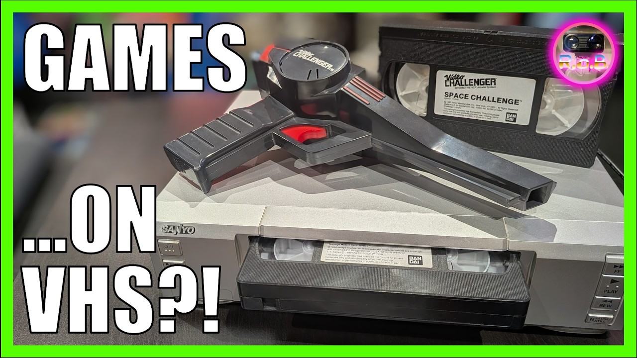 Они сделали игру со световым пистолетом&hellip; на VHS?! | Video Challenger (1987)