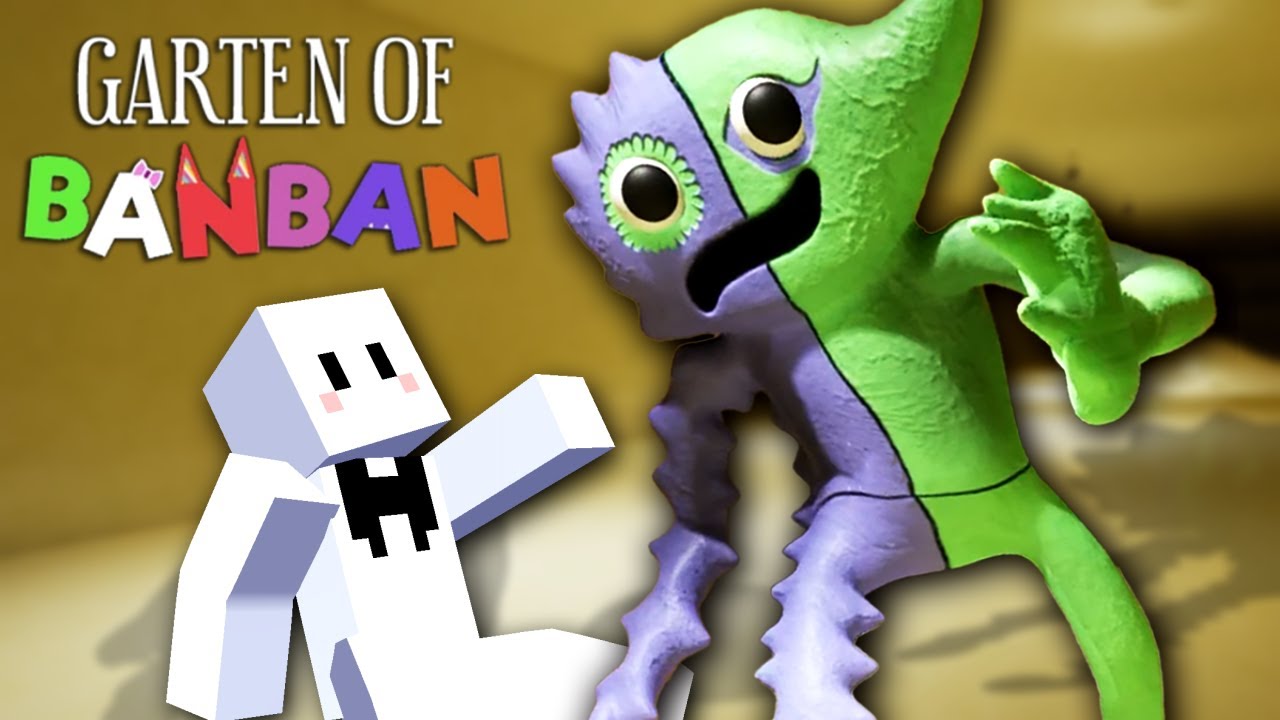 奇妙すぎる幼稚園で化物同士の争いに巻き込まれる白いやつ【Garten of Banban 4】