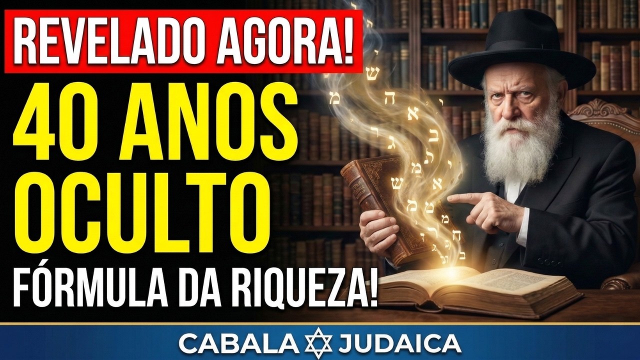 🔴 Gravação secreta por 40 anos — Rabino revela a fórmula cabalística da riqueza