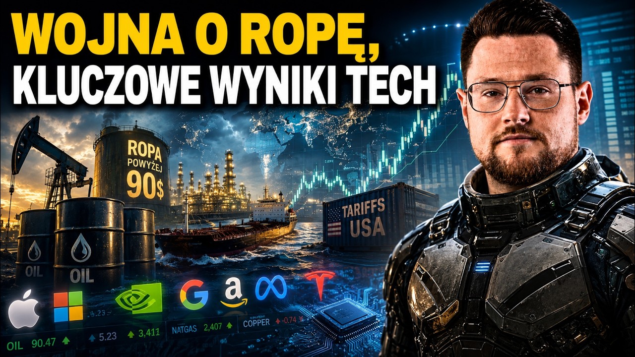 Ropa powyżej 90 i wyniki gigant&oacute;w tech!