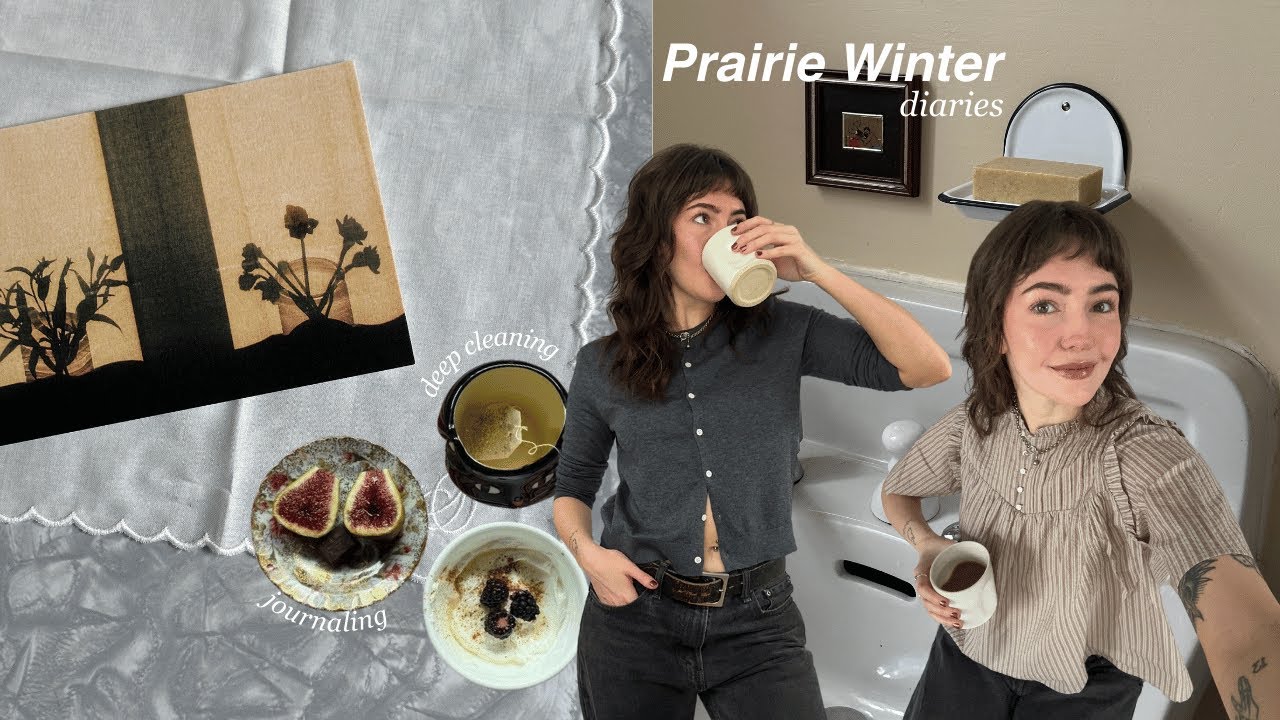 Prairie Winter Diaries: self care nights, deep cleaning and talking books