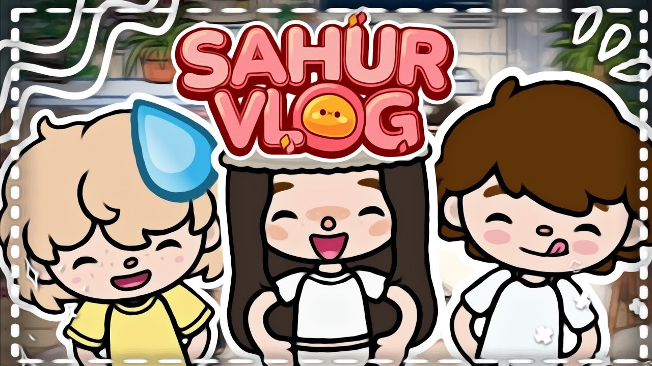 LISA & DAMIAN Sahur Vlog 🌙 3AM Chaos in Toca Life?! | Night Routine ✨ #tocaboca #tocalifeworld