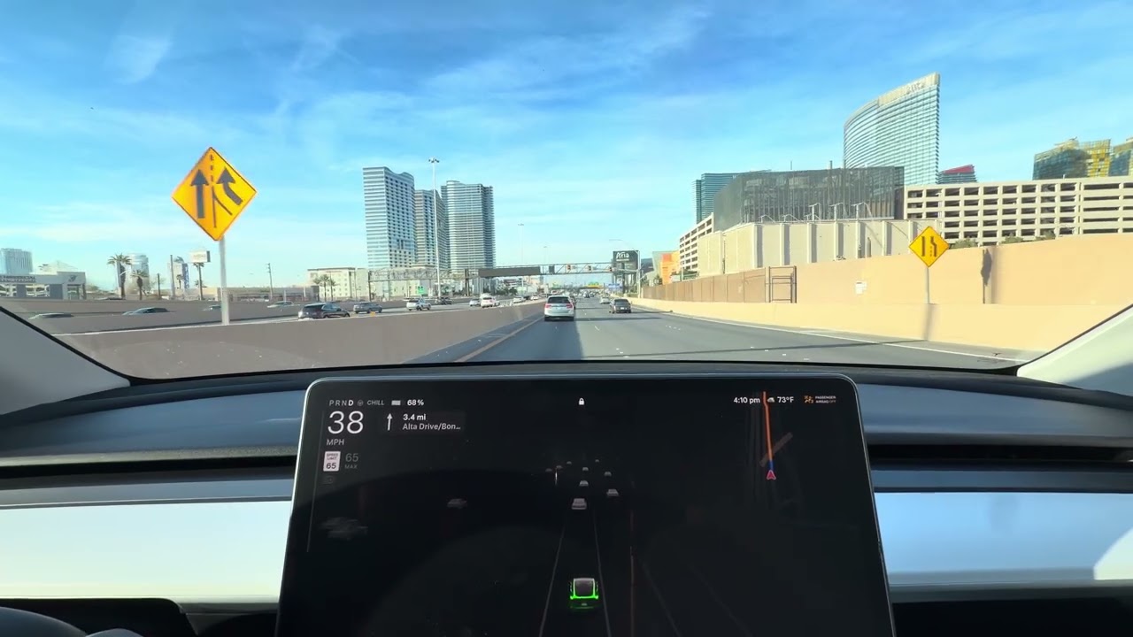 2023 Tesla Model Y - Las Vegas Afternoon Drive - February 24, 2026