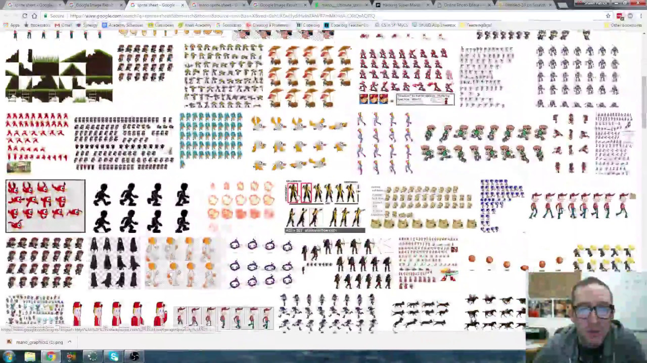 Scratch Game Design Elements #1 - Using Sprite Sheets & Pixlr to Create Animations in Scratch!