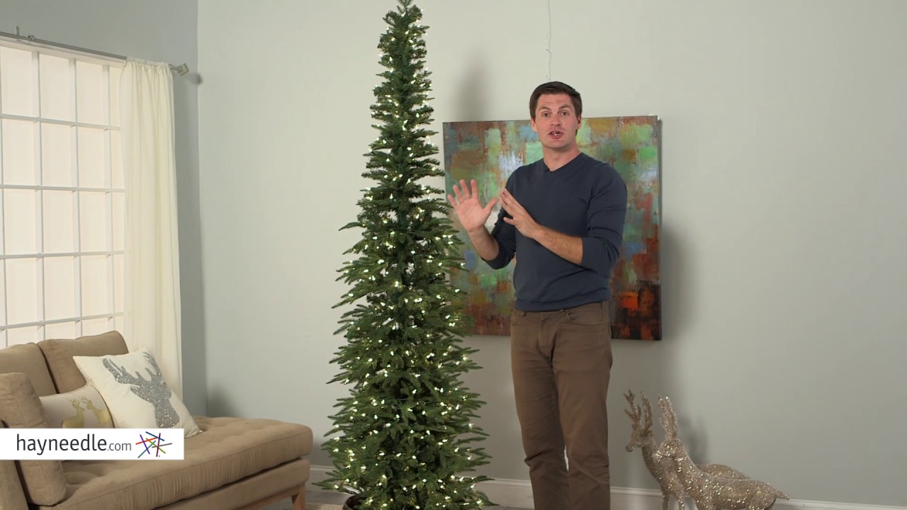 Bixley Pencil Pre-lit Christmas Tree - Product Review Video